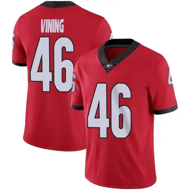 Red Limited Men's George Vining Georgia Bulldogs Football Jersey